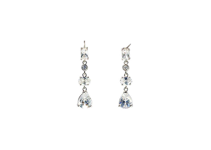 Rhodium Plated | Fashion Earrings